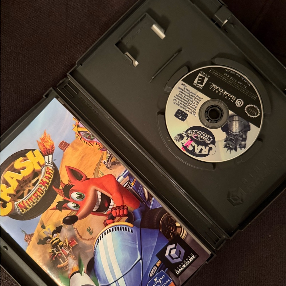 Crash Nitro Kart for GameCube - Black Disc